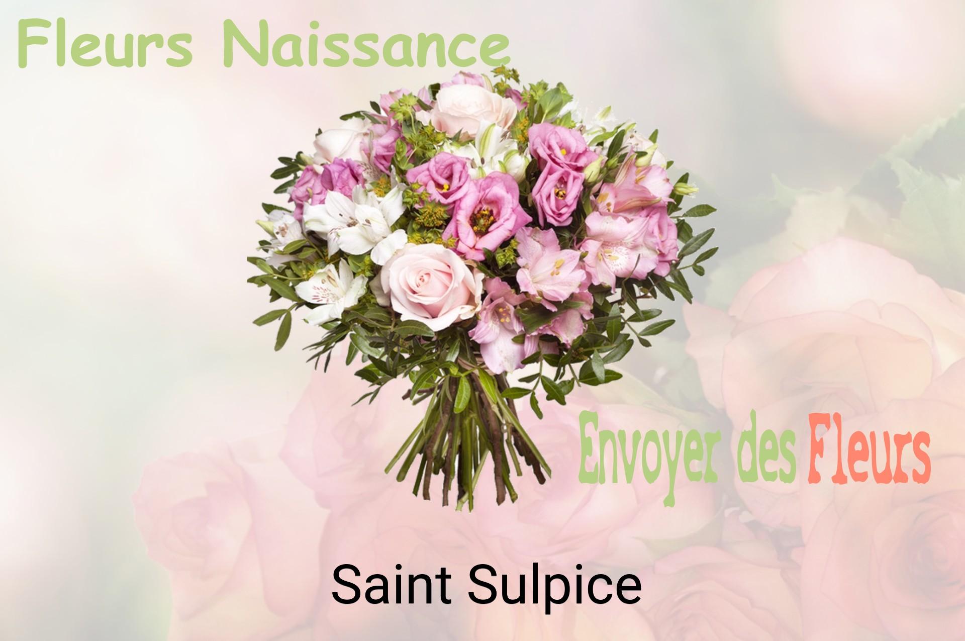 Bouquet de fleurs de naissance livré à Saint-Sulpice